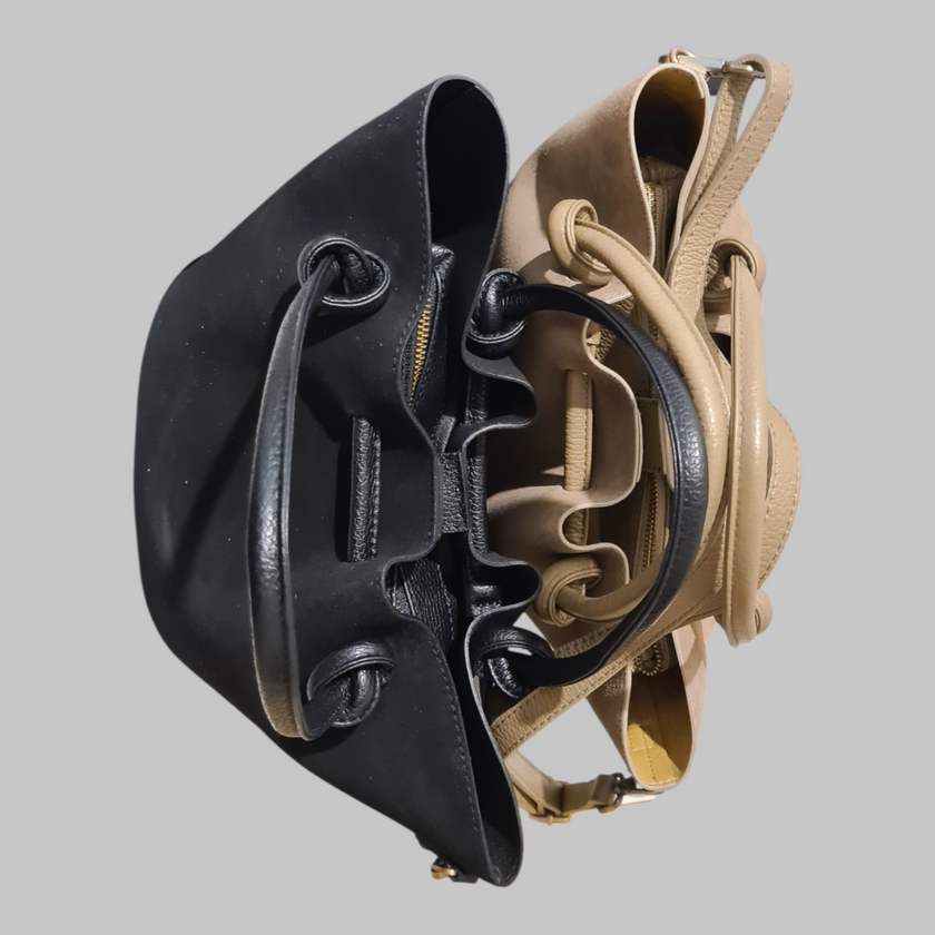 Barcelona Suede Premium Italian Leather Bag