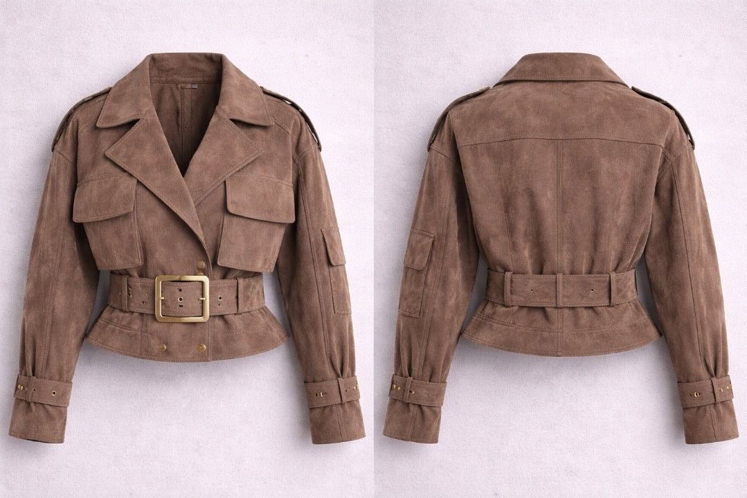 SOHO Suede Leather Jacket