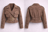 SOHO Suede Leather Jacket