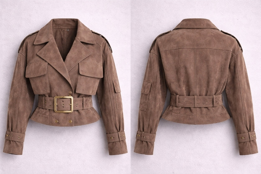 SOHO Suede Leather Jacket