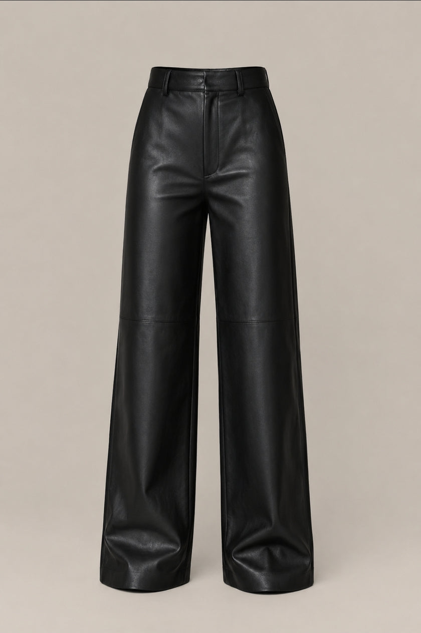 ALLIRA Vegan Leather Pants